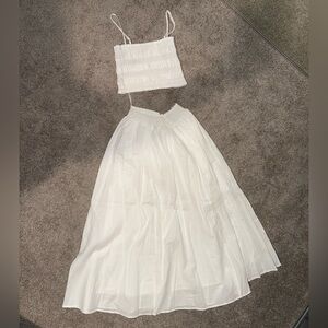 White Skirt Set